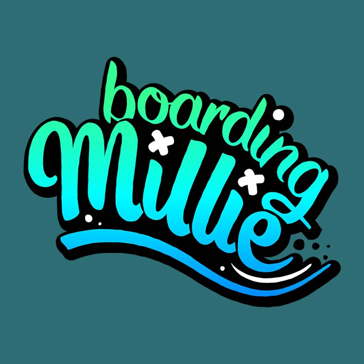 Boarding Millie Logo Design